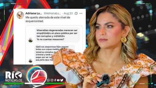 Adriana Lucía denuncia graves amenazas de muerte contra ella y sus hijos en redes sociales