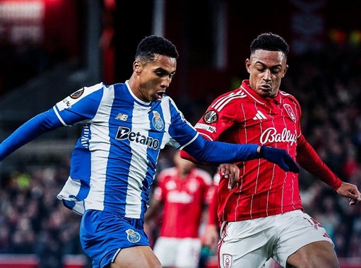 FC Porto sofre primeira derrota da época em Nottingham