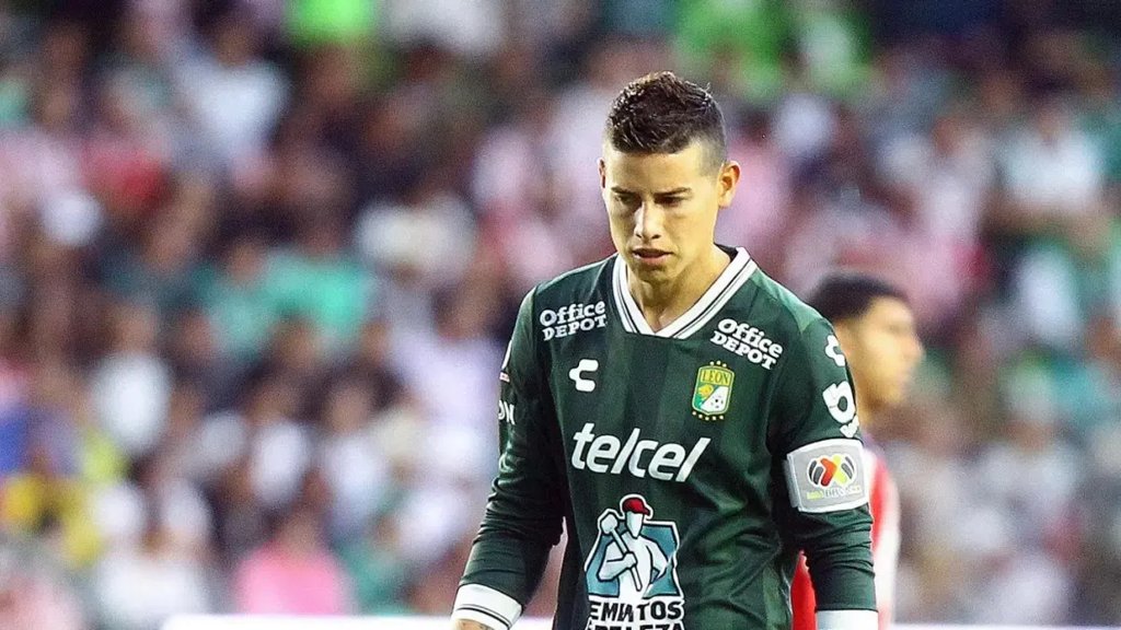 James Rodríguez sigue ausente en Club León por problemas musculares