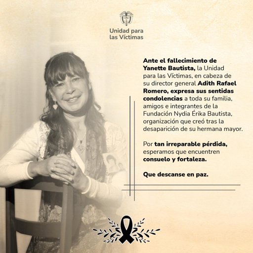 Fallece Yanette Bautista, incansable defensora de los desaparecidos en Colombia