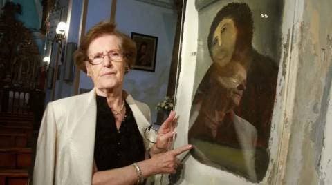 Muere Cecilia Giménez, la Artista Involuntaria Detrás del Meme del 'Ecce Homo'