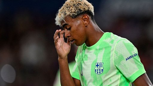 Lamine Yamal, baja sensible para el Barcelona en su debut de Champions League