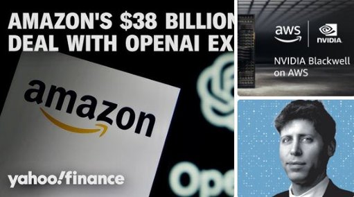 OpenAI y Amazon Web Services sellan alianza estratégica por 38.000 millones de dólares