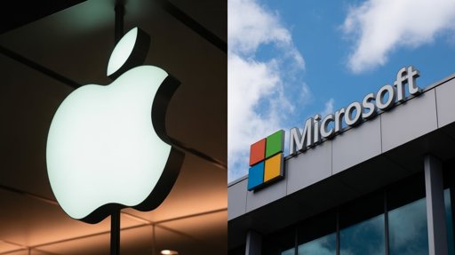 Apple e Microsoft atingem marco histórico de 4 biliões de dólares em valor de mercado