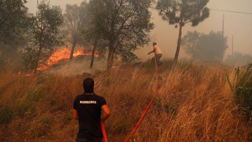 Operador de máquina de rasto morre em combate a incêndio em Mirandela