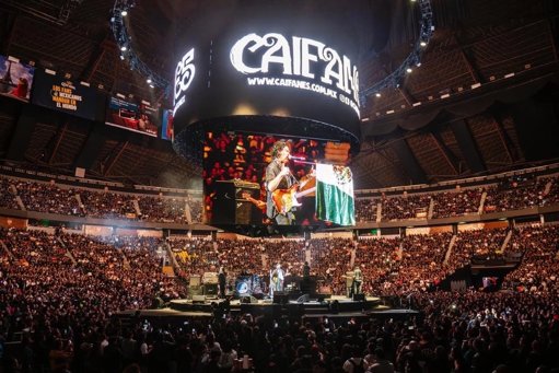 Caifanes conquista el Palacio de los Deportes con un innovador escenario 360° y un fuerte mensaje social