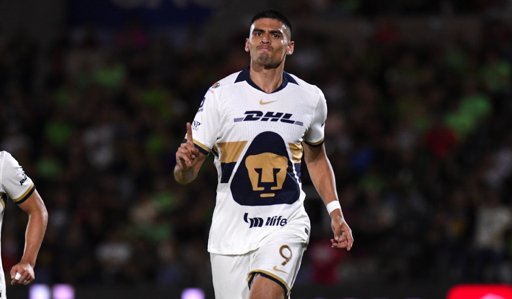 Guillermo Martínez, fuera del Apertura 2025 por fractura; Pumas pierde a su referente de ataque