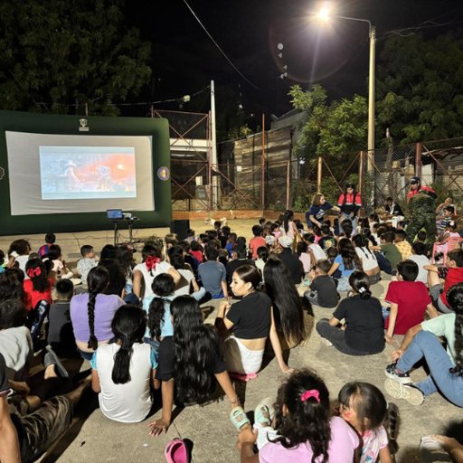 Programa ‘Cine en tu Comuna’ promueve entornos seguros para la niñez en Cúcuta
