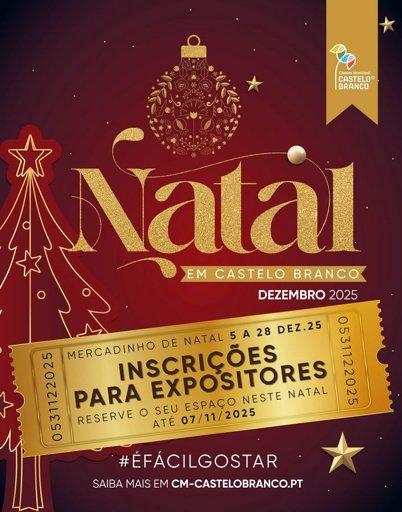 Mercadinho de Natal de Castelo Branco Abre Inscrições e Define Horários