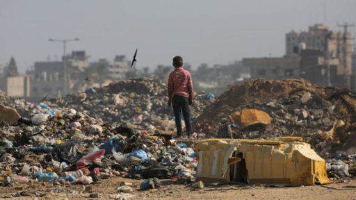 Gaza se hunde en una crisis sanitaria y ambiental sin precedentes