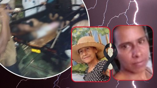 Madre e hija embarazada mueren impactadas por un rayo en Buenavista, Córdoba