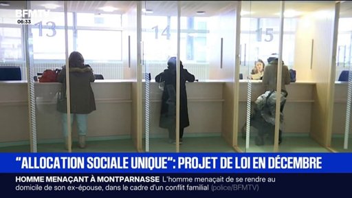 Le gouvernement annonce un projet de loi sur l'"allocation sociale unique" pour décembre