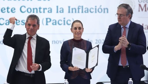 Gobierno y empresarios renuevan pacto para mantener canasta básica en 910 pesos