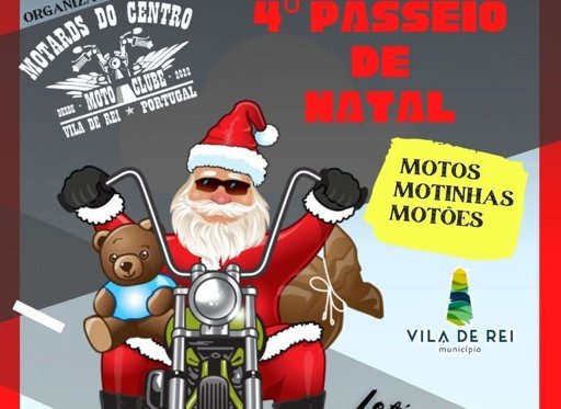 Motociclistas de Vila de Rei Organizam Passeio de Natal para Entregar Presentes a Crianças