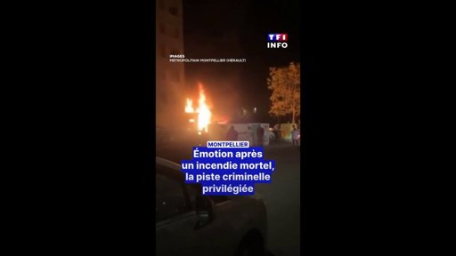 Incendie mortel à Montpellier : la piste criminelle privilégiée