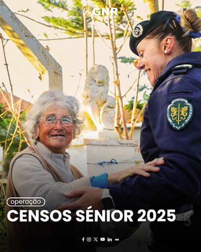 Operação “Censos Sénior 2025”: GNR Reforça Apoio à População Idosa Vulnerável