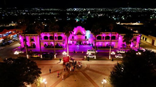 Municipios se visten de rosa para concientizar sobre el cáncer de mama