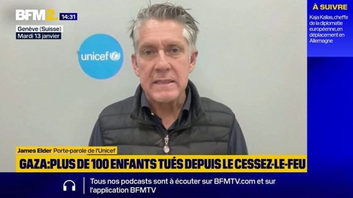 L'UNICEF alerte sur la mort de plus de 100 enfants depuis le cessez-le-feu