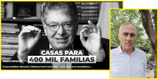 Propuesta de vivienda de Mauricio Cárdenas genera denuncias por presunta corrupción al sufragante