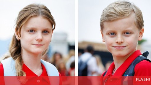 Príncipes Jacques e Gabriella do Mónaco Regressam às Aulas