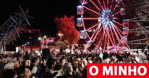 Famalicão inaugura "Lugar do Natal" com quatro milhões de luzes