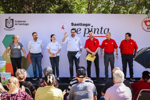 Gobierno de Santiago y Berel lanzan “Santiago se Pinta” para transformar fachadas en La Cieneguilla