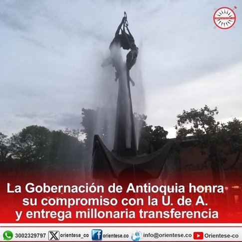 Gobernación de Antioquia transfiere recursos clave para aliviar crisis financiera de la UdeA