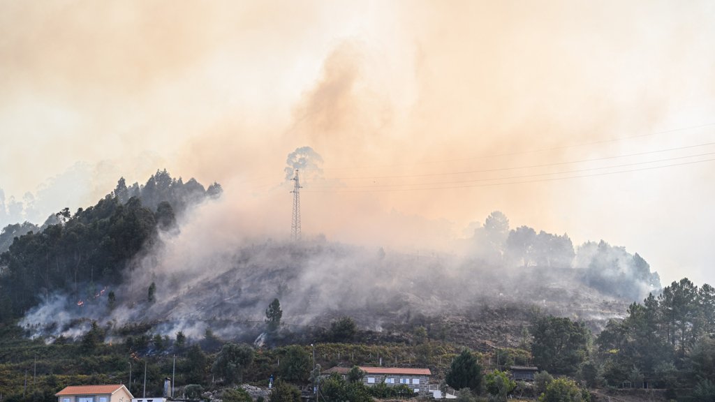 Incêndio no Douro Internacional alastra por três concelhos e autarca lamenta falta de meios