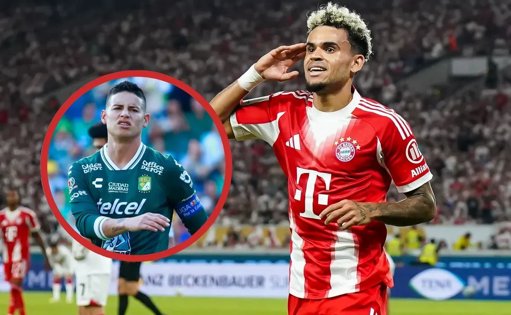 James Rodríguez y Luis Díaz: dos experiencias contrastantes en el Bayern Múnich