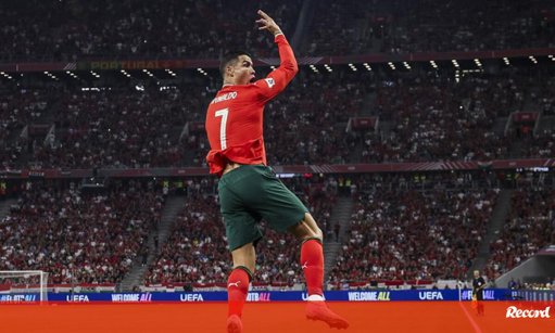 Ronaldo iguala recorde histórico de golos em qualificações para Mundiais