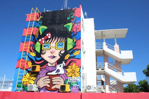 Comunidad responde a la violencia con arte: murales buscan 'dibujar la paz' en Alturas del Sur