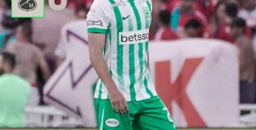Juan José Arias, baja en Atlético Nacional por lesión muscular