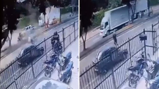 Revelan nuevo video del atentado con carro bomba en la Escuela Militar de Aviación en Cali