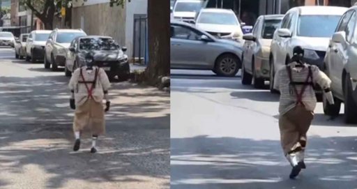 Robot Humanoide 'Chabot' Causa Furor en Tamaulipas al Correr Disfrazado del Chavo del 8