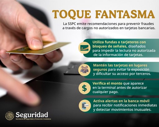 Autoridades alertan sobre el fraude 'toque fantasma' para robar datos de tarjetas bancarias
