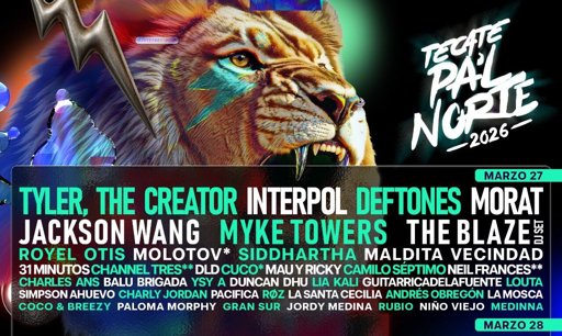 Tecate Pa'l Norte 2026 revela un cartel masivo con Guns N' Roses y The Killers