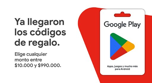 Google Play habilita tarjetas de regalo en Colombia para facilitar el acceso a contenido digital