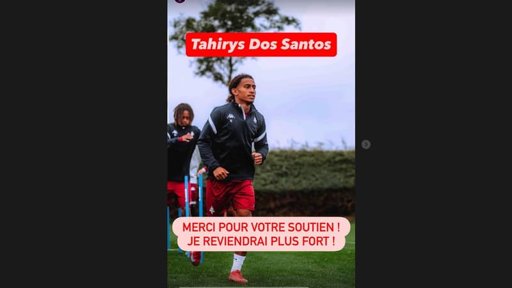 Gravement brûlé, le jeune messin Tahirys Dos Santos sort du silence