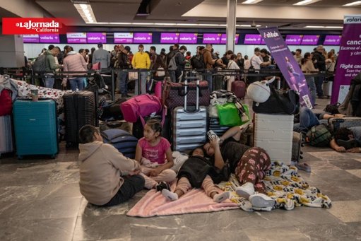 Caos en el Aeropuerto de Tijuana por densa neblina afecta a miles de viajeros