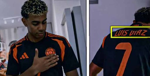 El gesto de Lamine Yamal con la camiseta de Luis Díaz que se hizo viral