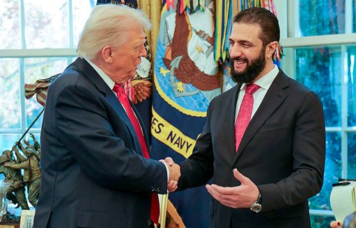 Trump Recibe a Líder Sirio Ahmed al Sharaa en Histórica Visita a la Casa Blanca