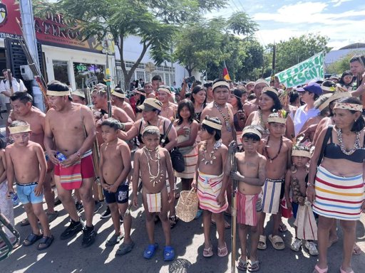 Comunidad indígena Motilón-Barí se moviliza en Cúcuta exigiendo atención del Gobierno Nacional