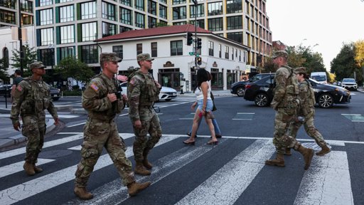 Envio da Guarda Nacional para Cidades Americanas