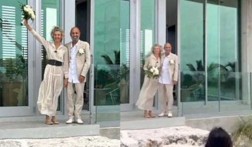 Margarita Rosa de Francisco se casa por tercera vez en una ceremonia íntima frente al mar