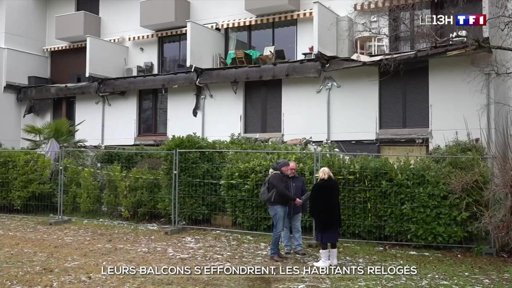 Effondrement de balcons dans une résidence à Eybens