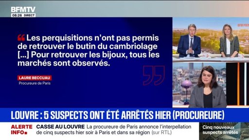 Cambriolage du Louvre : l'enquête progresse avec plusieurs arrestations mais le butin reste introuvable
