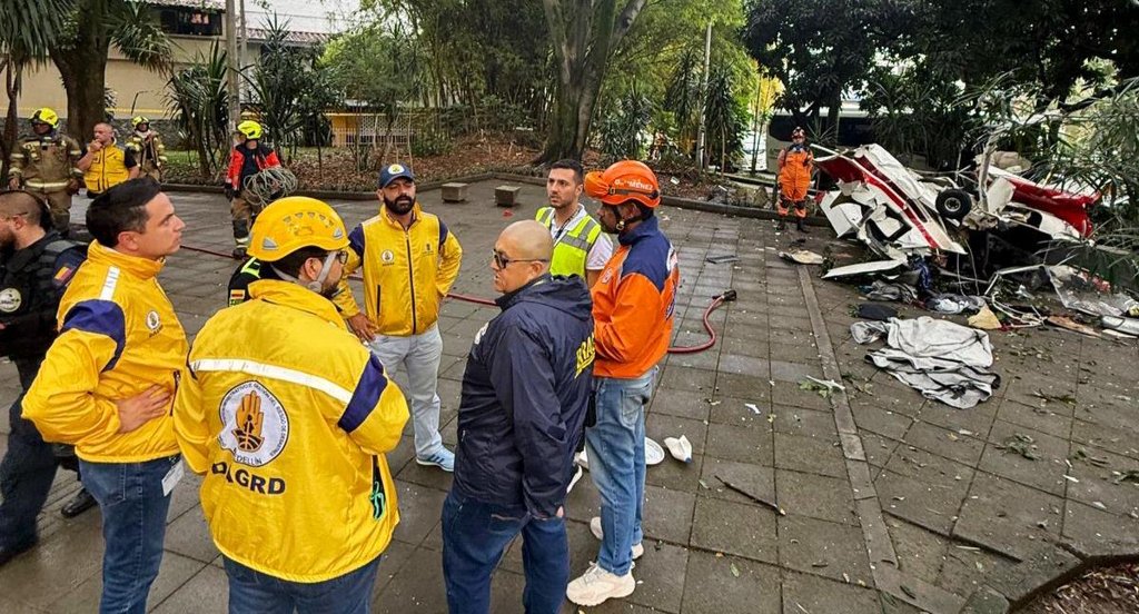 Accidente de ultraliviano cerca al estadio Atanasio Girardot deja dos heridos