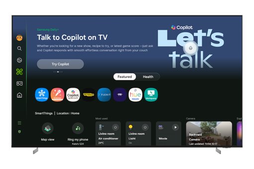 Microsoft Copilot Chega aos Televisores e Monitores Samsung de 2025