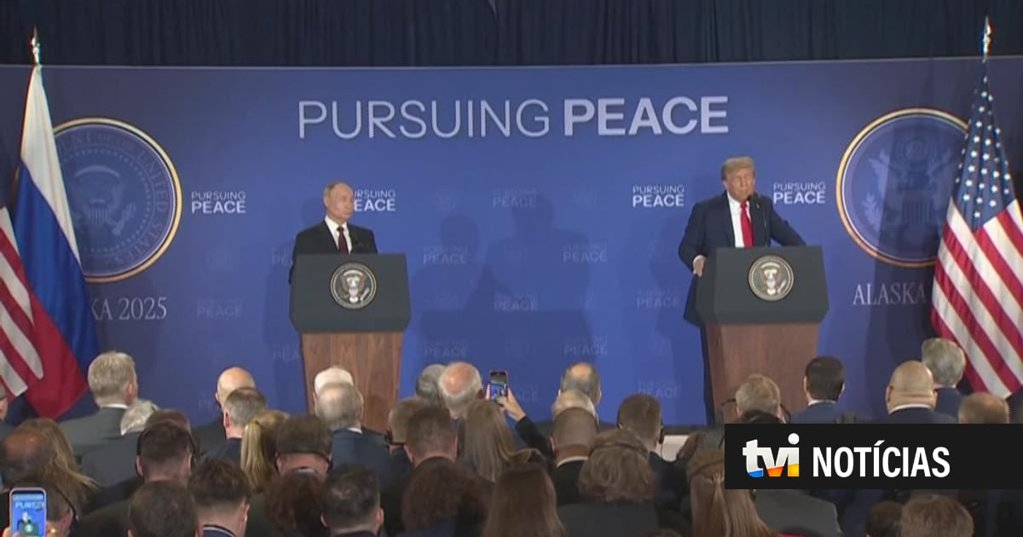 Cimeira entre Trump e Putin no Alasca termina sem acordo de cessar-fogo