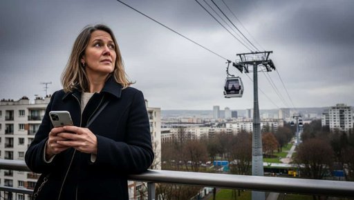 Le premier téléphérique d'Île-de-France, le Câble C1, se prépare aux intempéries